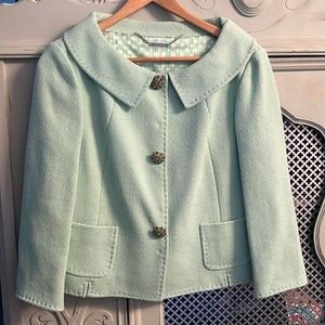 Elie Tahari green coat